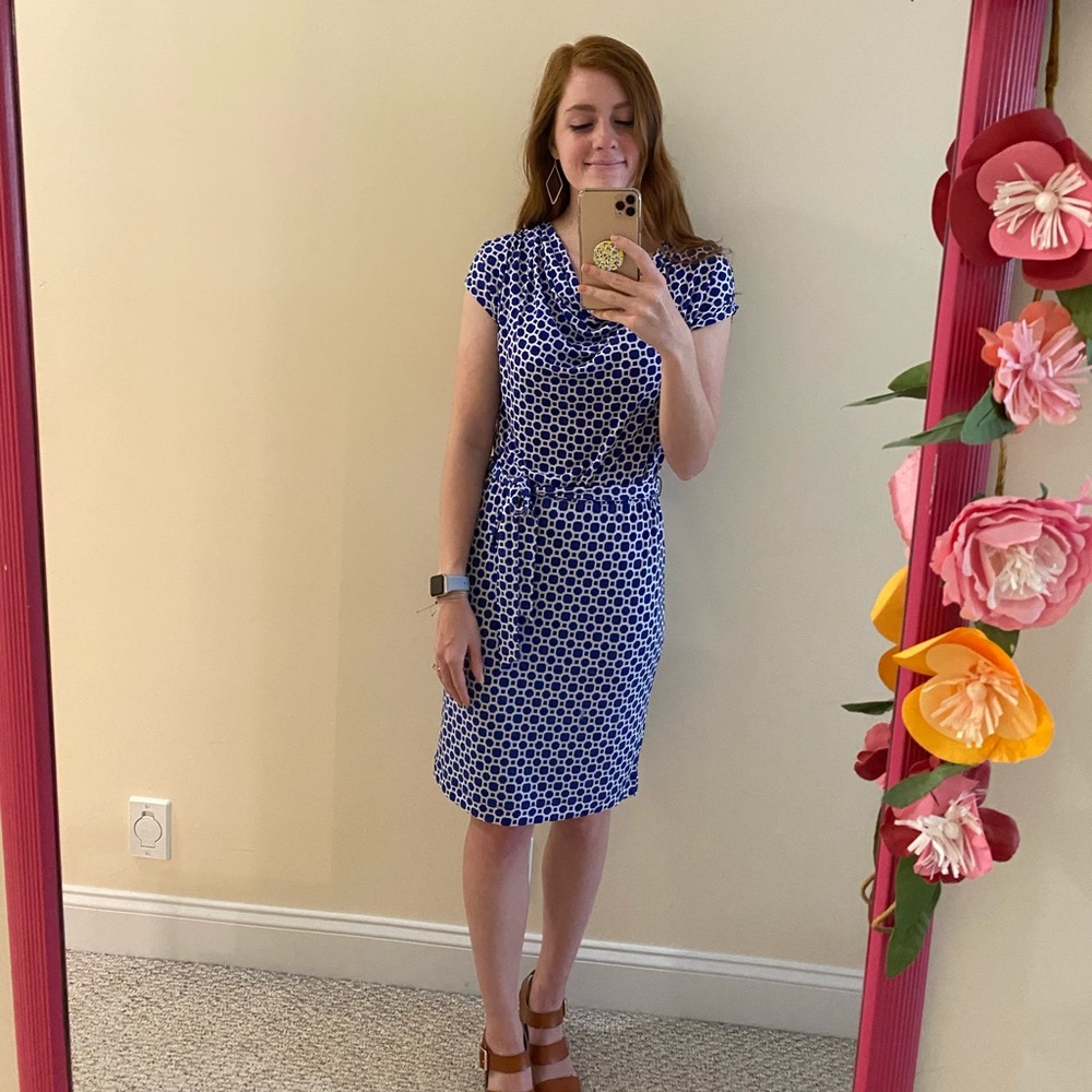 Banana Republic blue dress great condition!